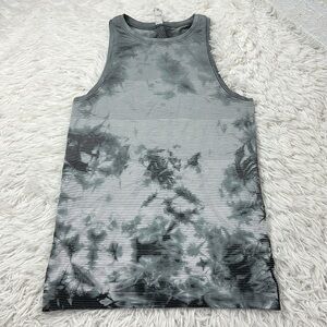 Lululemon Swiftly Tech Tank 2.0 *Wash Shibori Stripe Graphite Grey